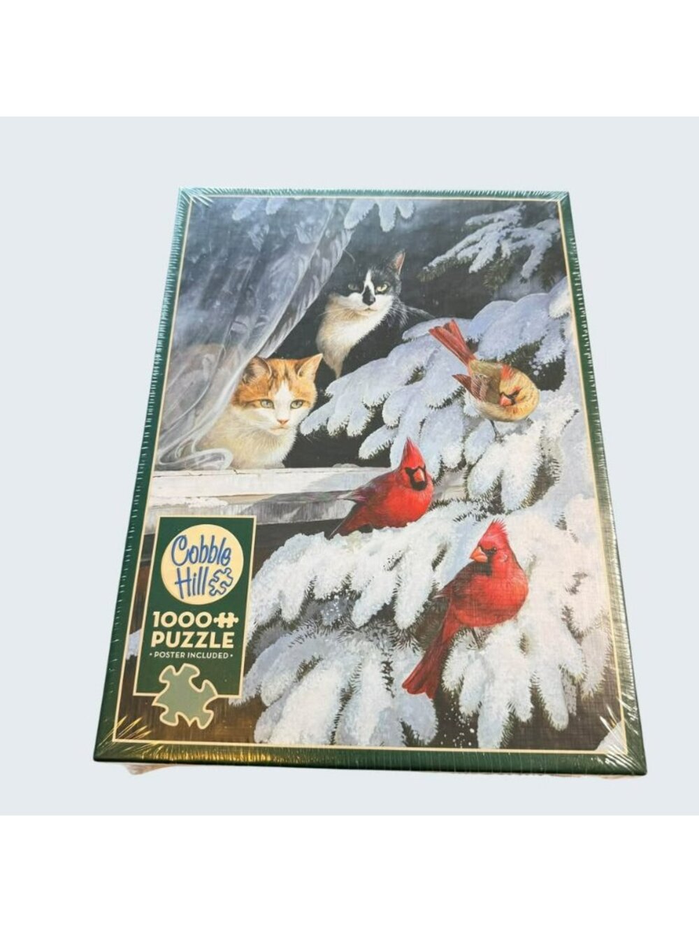 NEW Cobble Hill Puzzle Bird Watchers Cat and Bird